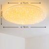 Deckenleuchte Plafoniera LED Bianco, 1-Luce, Telecomando