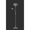 Illuminazione Trio Leuchten Quebec Lampada da pavimento LED Nichel opaco, 1-Luce