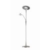 Illuminazione Trio Leuchten Quebec Lampada da pavimento LED Nichel opaco, 1-Luce