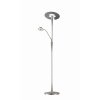 Illuminazione Trio Leuchten Quebec Lampada da pavimento LED Nichel opaco, 1-Luce