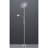 Reality Ackbar Lampada da terra LED Nichel opaco, 1-Luce