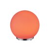 Reality George Lampada da Tavolo LED Cromo, 1-Luce, Telecomando, Cambia colore