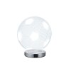 Reality Ball Lampada da Tavolo LED Cromo, 1-Luce