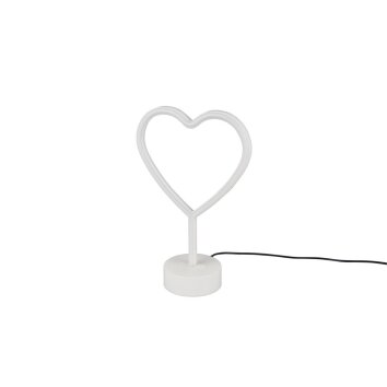 Lampada da Tavolo Reality HEART LED Bianco, 1-Luce