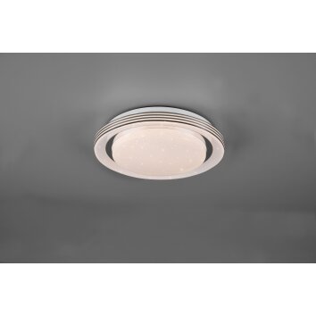 Reality Atria Plafoniera LED Bianco, 1-Luce, Telecomando