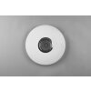 Reality Musica Plafoniera LED Bianco, 2-Luci, Telecomando, Cambia colore