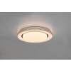 Reality Atria Plafoniera LED Nero, Bianco, 1-Luce, Telecomando