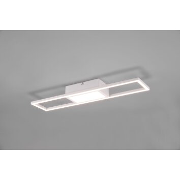 Reality Rigido Plafoniera LED Bianco, 1-Luce, Telecomando