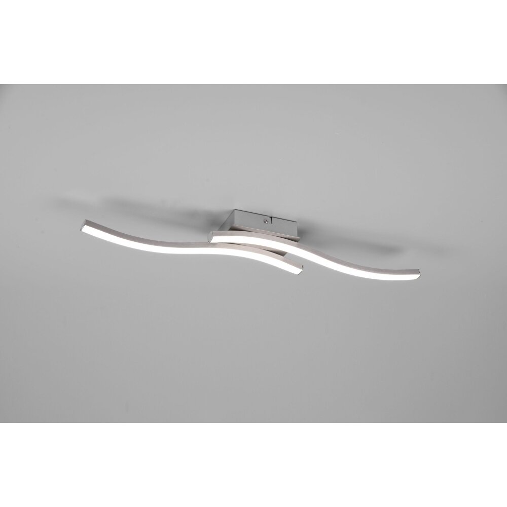 Reality Route Plafoniera LED Nichel opaco, 2-Luci main product photo