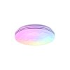 Reality Tiger Plafoniera LED Bianco, 1-Luce, Telecomando, Cambia colore