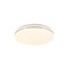 Reality Tiger Plafoniera LED Bianco, 1-Luce, Telecomando, Cambia colore