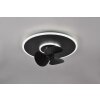 Reality Nybro ventilatore da soffitto LED Nero, 1-Luce, Telecomando