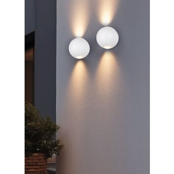 Illuminazione Trio Leuchten AVISIO Applique LED Bianco, 2-Luci