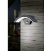 Illuminazione Trio Leuchten Wandleuchte Lampada da parete per esterno LED Antracite, 1-Luce, Sensori di movimento