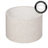 Paralume in tessuto  Bassagoda pezzo di ricambio, Paralume beige, Bianco