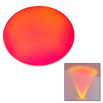 Filtro colorato in vetro Sapri Vetro di ricambio, pezzo di ricambio Rosso Filtro colorato in vetro Sapri Vetro di ricambio, pezzo di ricambio Rosso
