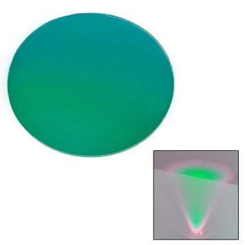 Filtro colorato in vetro  Sapri Vetro di ricambio, pezzo di ricambio Verde