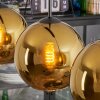 Koyoto Lampadario a sospensione, Lampada a sfera, Lampada a sospensione Oro, 3-Luci