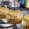 Koyoto Lampadario a sospensione, Lampada a sfera, Lampada a sospensione Oro, 3-Luci