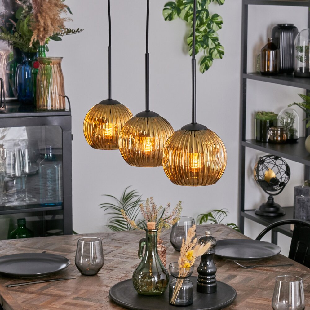 Ripoll Lampadario a sospensione, Lampada a sfera, Lampada a sospensione Oro, 3-Luci main product photo