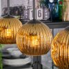 Ripoll Lampadario a sospensione, Lampada a sfera, Lampada a sospensione Oro, 3-Luci