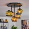 Koyoto Plafoniera, Lampada a sfera 45 cm Blu, Verde, Ramato, 5-Luci