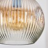 Ripoll Lampadario a sospensione, Lampada a sfera, Lampada a sospensione a cluster Ambrato, Chiaro, Grigio fumo, 3-Luci