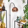 Koyoto Lampada da terra Cromo, Nero, 1-Luce