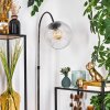 Koyoto Lampada da terra Cromo, Nero, 1-Luce