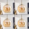 Koyoto Lampadario a sospensione, Lampada a sfera, Lampada a sospensione Oro, Nero, 1-Luce