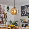 Koyoto Lampadario a sospensione, Lampada a sfera, Lampada a sospensione Oro, Nero, 1-Luce