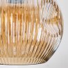 Ripoll Lampadario a sospensione, Lampada a sfera, Lampada a sospensione a cluster Ambrato, Oro, Ramato, Grigio fumo, 4-Luci