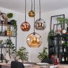 Ripoll Lampadario a sospensione, Lampada a sfera, Lampada a sospensione a cluster Ambrato, Oro, Ramato, Grigio fumo, 4-Luci