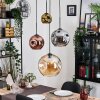 Ripoll Lampadario a sospensione, Lampada a sfera, Lampada a sospensione a cluster Ambrato, Oro, Ramato, Grigio fumo, 4-Luci