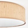 Antillo Plafoniera Marrone, Écru, Bianco, 3-Luci