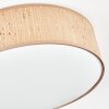 Antillo Plafoniera Marrone, Écru, Bianco, 3-Luci