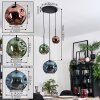 Ripoll Lampadario a sospensione, Lampada a sfera, Lampada a sospensione a cluster Blu, Verde, Ramato, 3-Luci