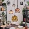 Ripoll Lampadario a sospensione, Lampada a sfera, Lampada a sospensione a cluster Ambrato, Oro, Chiaro, Ramato, Grigio fumo, 4-Luci