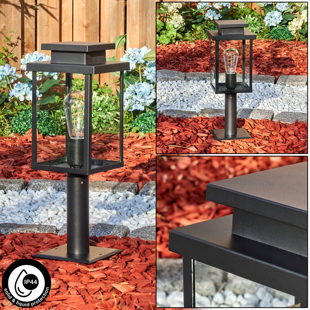 Tieva Lampada con piedistallo, Illuminazione viale Nero, 1-Luce main product photo
