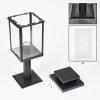 Tieva Lampada con piedistallo, Illuminazione viale Nero, 1-Luce