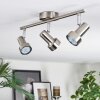 Edain Plafoniera, Faretto da soffitto LED Cromo, Nichel opaco, 3-Luci