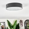 Elmar Plafoniera LED Nero, 1-Luce