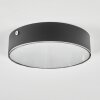 Elmar Plafoniera LED Nero, 1-Luce