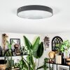 Elmar Plafoniera LED Nero, 1-Luce