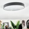 Elmar Plafoniera LED Nero, 1-Luce