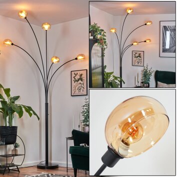 Nikkala Lampada da terra Nero, 5-Luci