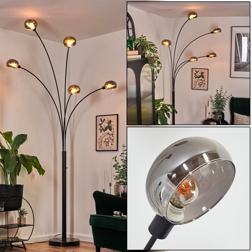 Nikkala Lampada da terra Nero, 5-Luci main product photo