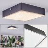 Esmar Plafoniera LED Nero, 1-Luce