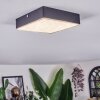 Esmar Plafoniera LED Nero, 1-Luce