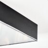 Esmar Plafoniera LED Nero, 1-Luce